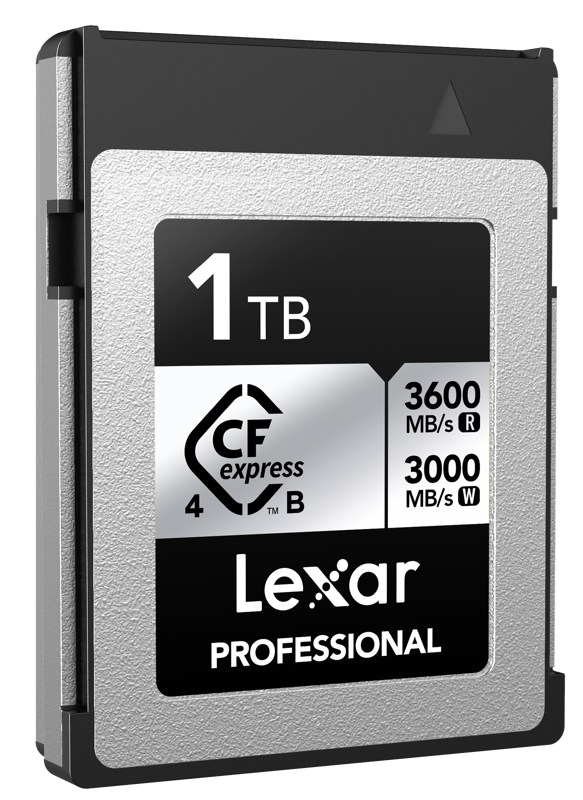 Lexar CFexpress 4.0 Pro Silver, R3600/W3300 1TB memory card