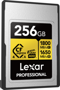 Lexar CFexpress 4.0 Pro Gold R1800/W1650 Type A 256GB -muistikortti