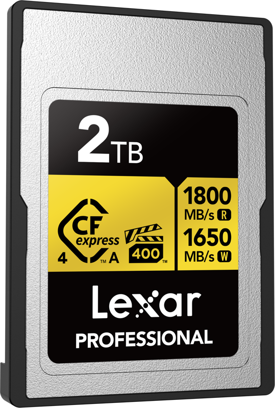 Lexar CFexpress 4.0 Pro Gold R1800/W1650/SW1400 Type A 2TB -muistikortti