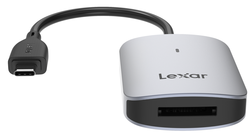 800q-04_131090 Lexar CFexpress Type A (LRW515U) USB 3.2 Gen 2 / USB-C Card Reader
