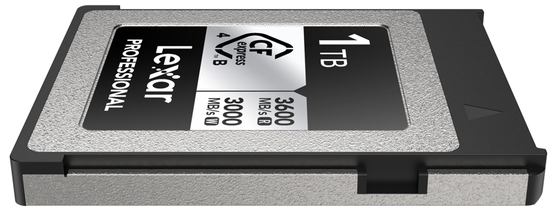 Lexar CFexpress 4.0 Pro Silver, R3600/W3300 1TB memory card