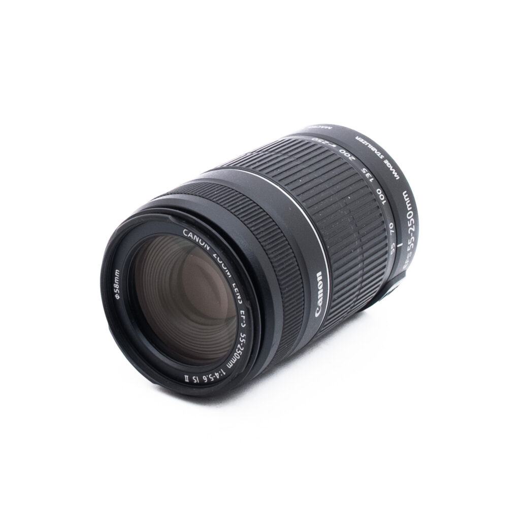 Canon 55-250mm f4-56 IS II-2-2 Canon EF-S 55-250mm f/4-5.6 IS II - Käytetty