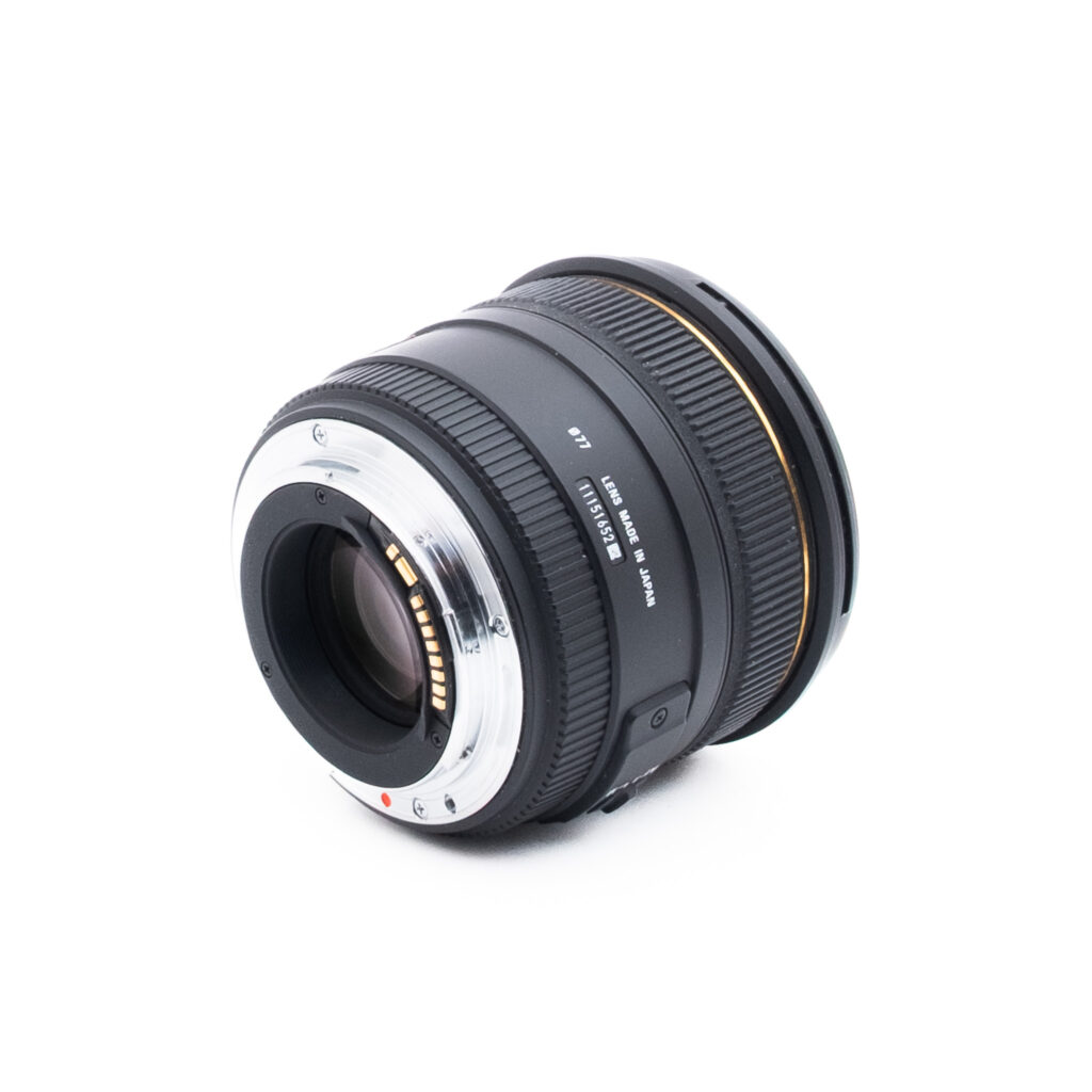 Sigma 50mm f14 DG HSM Canon-1 Sigma 50mm f/1.4 EX DG HSM Canon EF - Käytetty