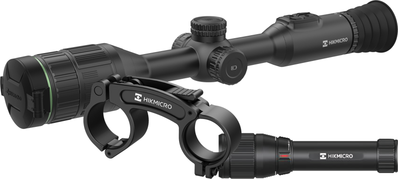 800q-01_127288 Kit Hikmicro Alpex A50E 4K Tube Scope w bracket and IR Torch 940NM -digitaalinen kiikaritähtäinpaketti