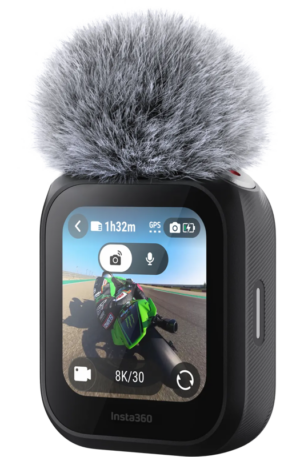 800q-01_134431 Insta360 Mic Pro Transmitter Graphite Black -mikrofonilähetin