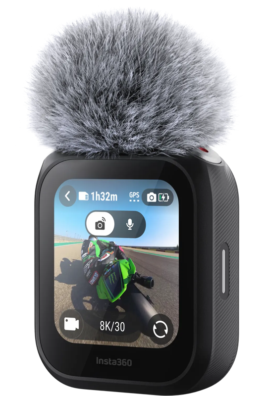 800q-01_134431 Insta360 GPS Preview Remote with Built-In Mic -kaukosäädin