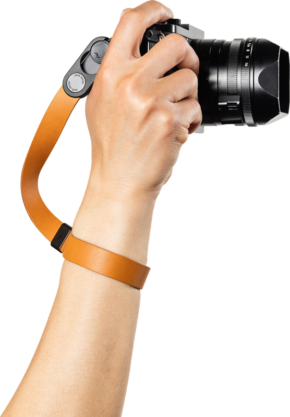 800q-01_134526 Peak Design Cuff Leather Camera Strap Wrist Amber - camera wrist strap