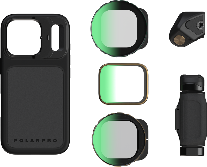 800q-01_134801 PolarPro LiteChaser 17 Directors Kit for iPhone 17 Pro Max – mobile filming kit