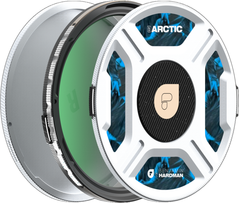 800q-01_135108 PolarPro Arctic CP Benjamin Hardman Helix MagLock -pyöröpolarisaatiosuodin