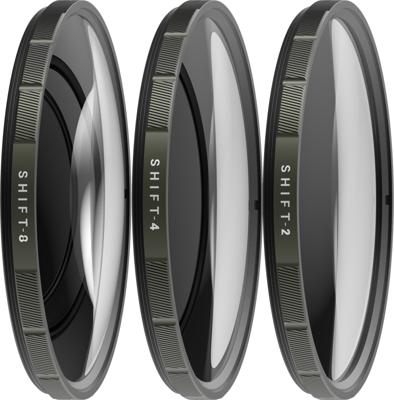 800q-01_135729 PolarPro Shortstache SHIFT Filter Set 86mm C -lähikuvaussuodatinsetti