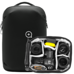 Peak Design Travel Backpack 20L with Camera Cube (S-Medium) Black - travel rucksack