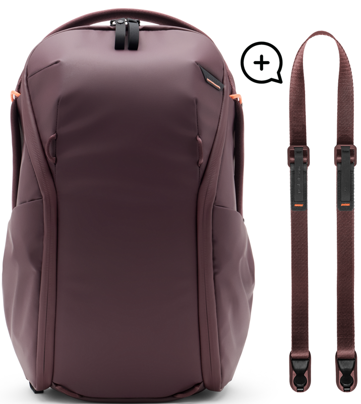 800q-01_136781 Peak Design Everyday Backpack 15L Zip v2 Eclipse + Free Leash -kamerareppu