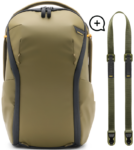 Peak Design Everyday Backpack 15L Zip v2 I Kelp + Free Leash -kamerareppu