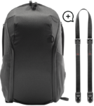 Peak Design Everyday Backpack 15L Zip v2 Black + Free Leash -kamerareppu