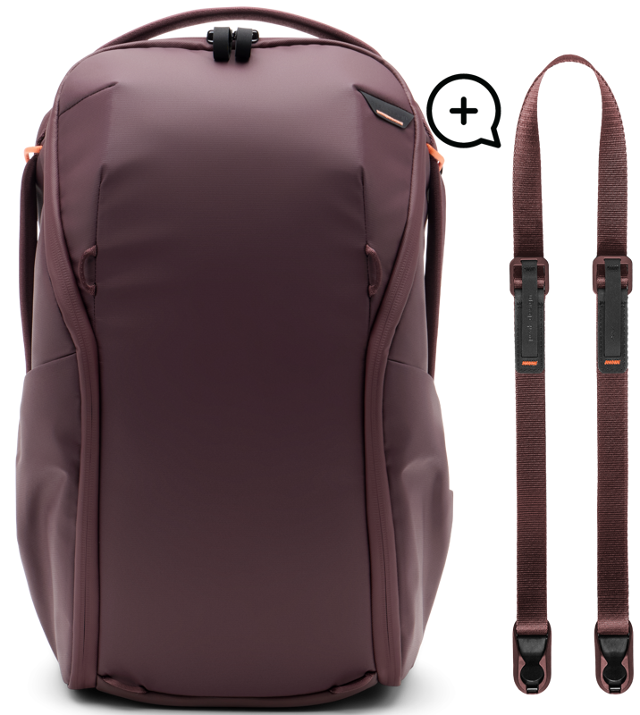 800q-01_136784 Peak Design Everyday Backpack 20L Zip v2 Eclipse + Free Leash -kamerareppu