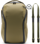 Peak Design Everyday Backpack 20L Zip v2 Kelp + Free Leash -kamerareppu