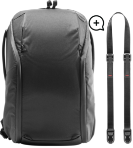 800q-01_136786 Peak Design Everyday Backpack 20L Zip v2 Black + Free Leash -kamerareppu