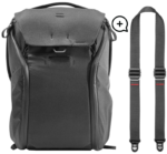 Peak Design Everyday Backpack 20L v2 Black + Free Slide Lite Strap -kamerareppu