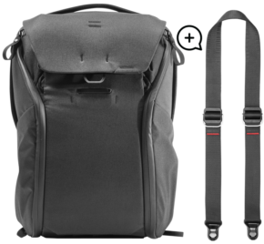 800q-01_136787 Peak Design Everyday Backpack 20L v2 Black + Free Slide Lite Strap -kamerareppu