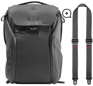 800q-01_136787 Peak Design Everyday Backpack 20L v2 Black + Free Slide Lite Strap -kamerareppu