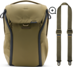 Peak Design Everyday Backpack 20L v2 Kelp + Free Slide Lite Strap -kamerareppu