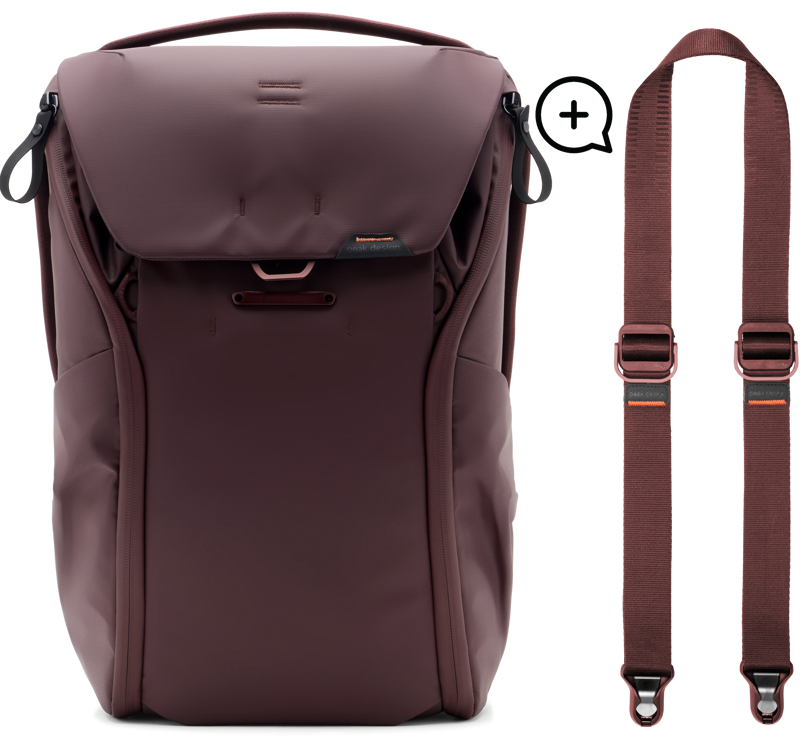 800q-01_136790 Peak Design Everyday Backpack 20L v2 Eclipse + Free Slide Lite Strap -kamerareppu
