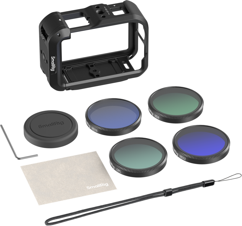 800q-01_136934 SmallRig 6374 Advanced Camera Cage Kit with Filters for the DJI Osmo Action 6