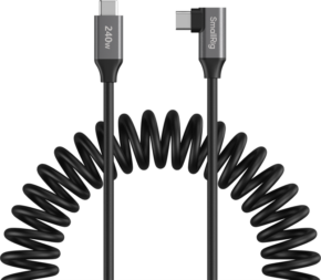 SmallRig 5730 USB-C Data Cable Coiled (Straight to Angled)