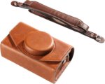 SmallRig 5986 Leather Storage Bag for FUJIFILM X-E5 / X100VI Brown - nahkalaukku