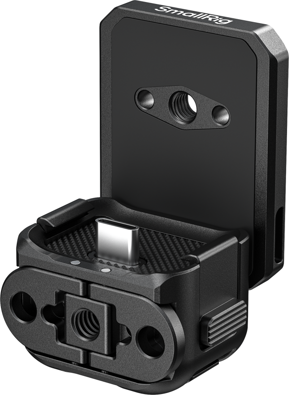 800q-01_137068 SmallRig 6359 Attachable Quick Release Backplate Mount Support with USB-C Port for DJI Osmo Pocket 4