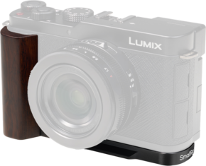 800q-01_137081 SmallRig 5942 L-Shaped Mount Plate with Wooden Handle for Panasonic Lumix L10 Black