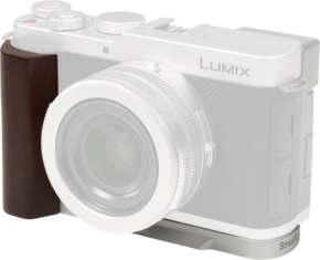 800q-01_137082 SmallRig 5943 L-Shaped Mount Plate with Wooden Handle for Panasonic Lumix L10 Silver