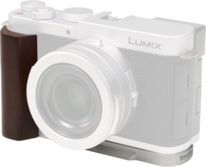 800q-01_137082 SmallRig 5943 L-Shaped Mount Plate with Wooden Handle for Panasonic Lumix L10 Silver