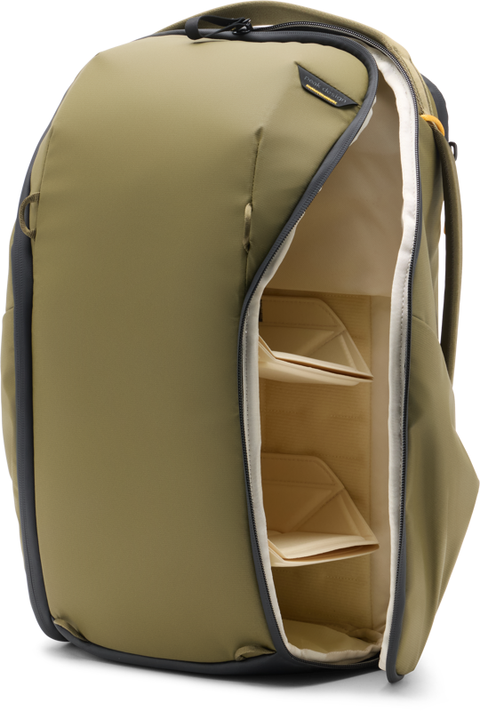 800q-02_133971 Peak Design Everyday Backpack 20L Zip v2 Kelp + Free Leash -kamerareppu