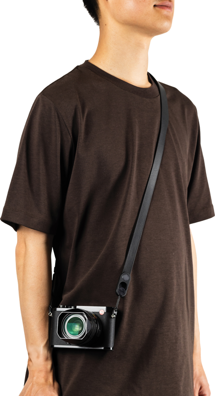 800q-02_134517 Peak Design Form Leather Camera Strap Standard Black -kamerahihna