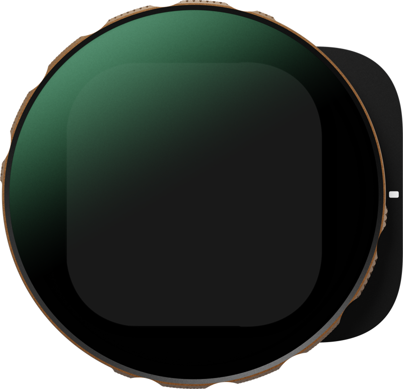 800q-02_136707 PolarPro LiteChaser 16 VND 2–5-stop Black Mist filter for iPhone 15/16/17 – adjustable neutral density filter