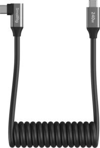 800q-02_136939 SmallRig 5730 USB-C Data Cable Coiled (Straight to Angled)