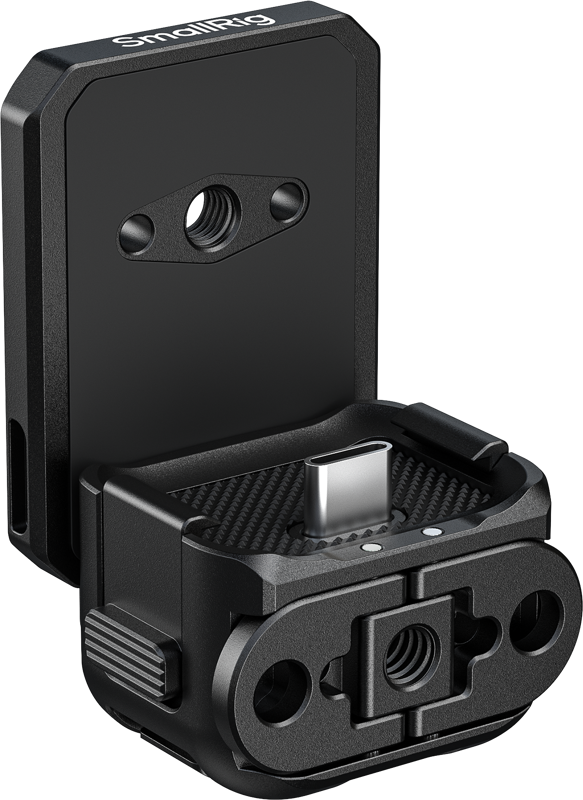 800q-02_137068 SmallRig 6359 Attachable Quick Release Backplate Mount Support with USB-C Port for DJI Osmo Pocket 4