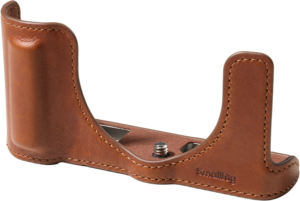 800q-02_137078 SmallRig 5699 Leather Half Case for Panasonic Lumix L10 Brown - nahkakotelo