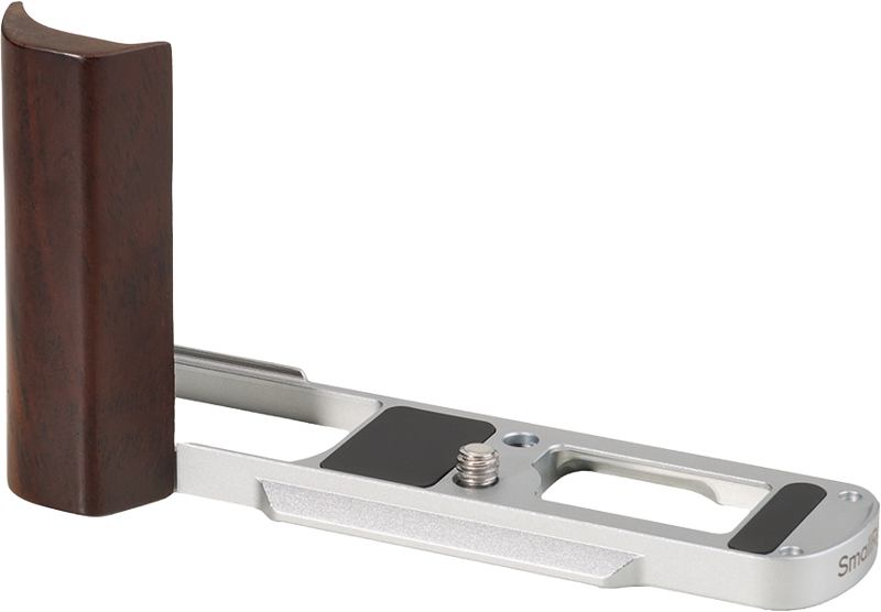 800q-02_137082 SmallRig 5943 L-Shaped Mount Plate with Wooden Handle for Panasonic Lumix L10 Silver