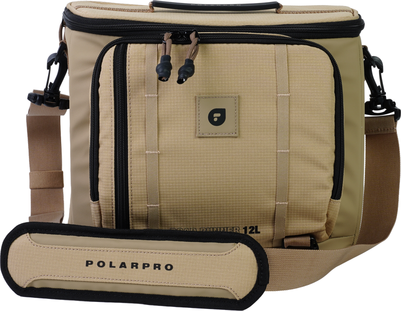 800q-02_137967 PolarPro RoadRunner 12L Sling Desert shoulder bag