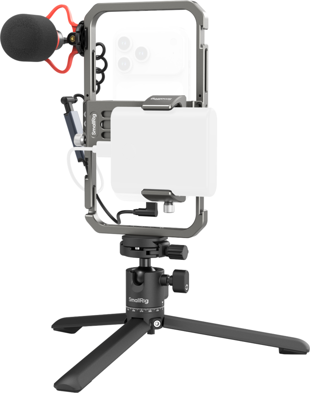 SmallRig 3384 All-in-One Video Kit For Smartphone Creators -puhelimen videokuvaussetti