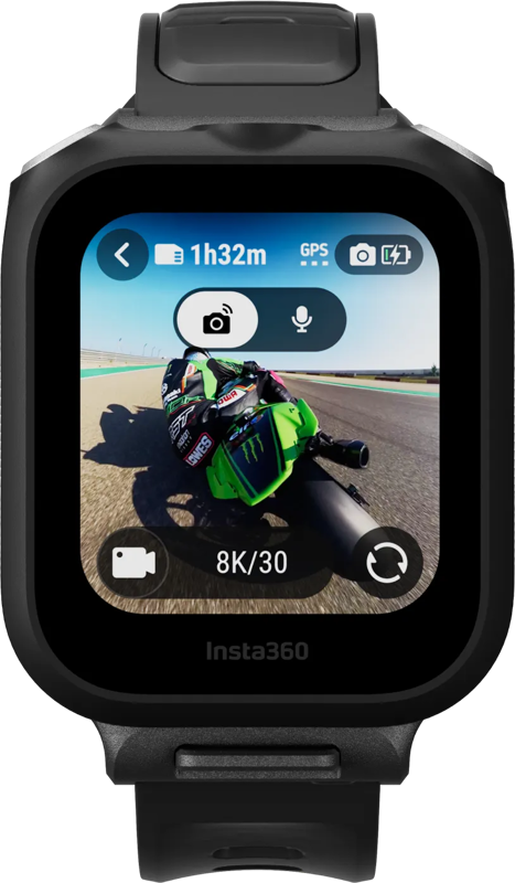800q-03_134431 Insta360 GPS Preview Remote with Built-In Mic -kaukosäädin