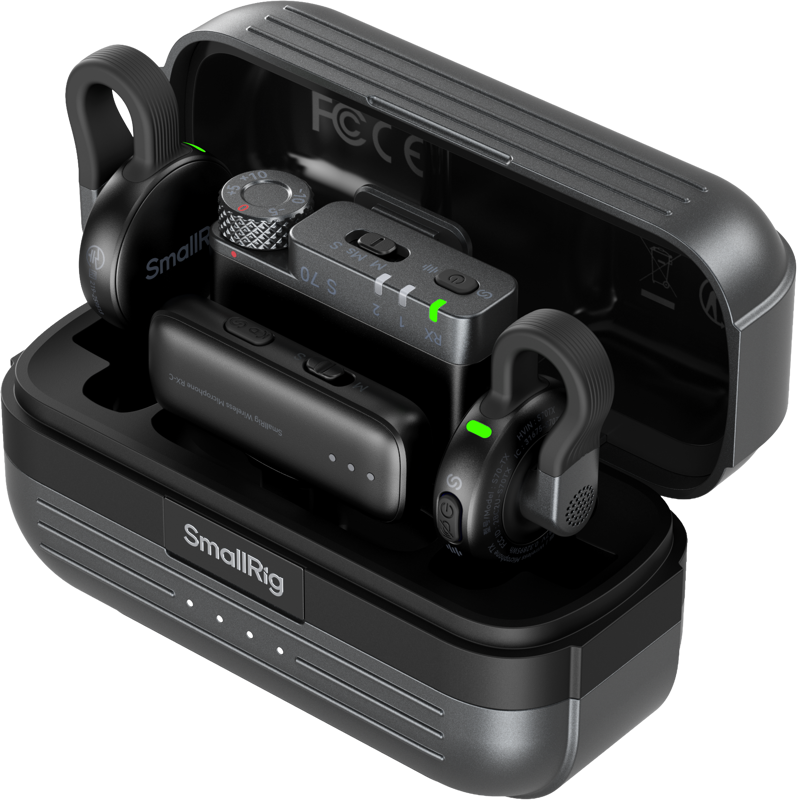 800q-03_137346 SmallRig 6526 S70 Wireless Microphone with Multi-Device Compatibility Black - langaton mikrofoni