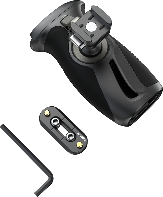 SmallRig 6405 Rotating Side Handle with "HawkLock" H21 Quick Release NATO Clamp - sivukahva
