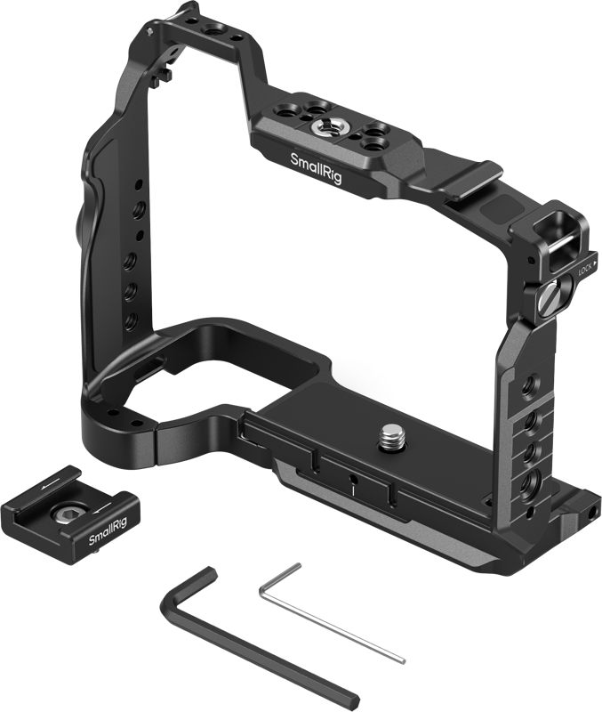 800q-03_137413 SmallRig 6702 HawkLock Quick Release Cage for Sony Alpha 7R VI -kamerakehikko