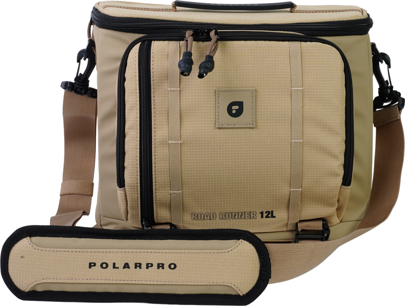 800q-03_137967 PolarPro RoadRunner 12L Sling Desert shoulder bag
