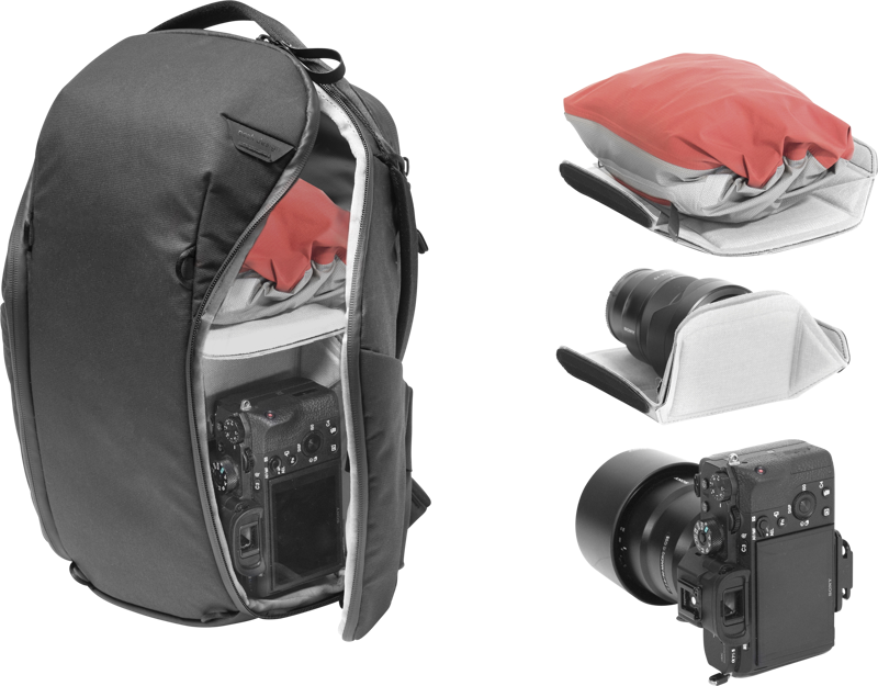 800q-04_123306 Peak Design Everyday Backpack 15L Zip v2 Black + Free Leash -kamerareppu