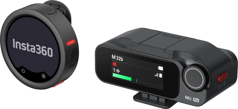 800q-04_136798 Insta360 Mic Pro (1 TX + 1 RX) -langaton mikrofoni