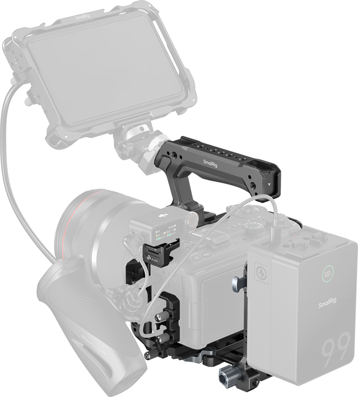 800q-04_137131 SmallRig 6381 HawkLock Quick Release Cage Kit with V-Mount Battery Plate for Canon EOS R6 V - häkki